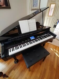 digital piano and acoustic